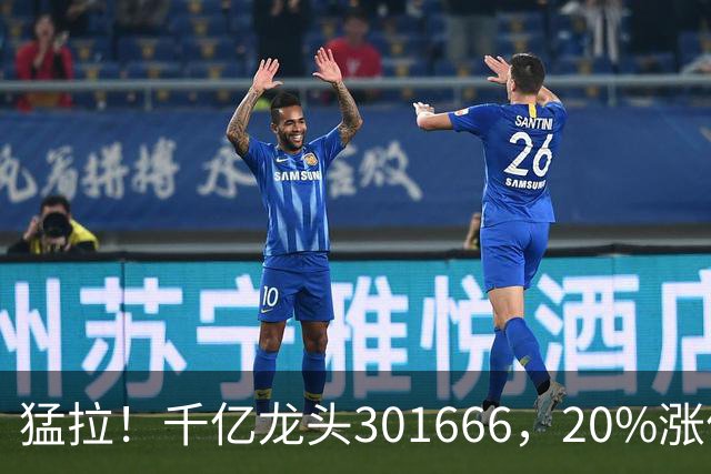 猛拉！千亿龙头301666，20%涨停