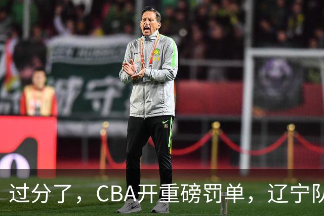 过分了，CBA开重磅罚单，辽宁队两人被处罚，球迷真绷不住了